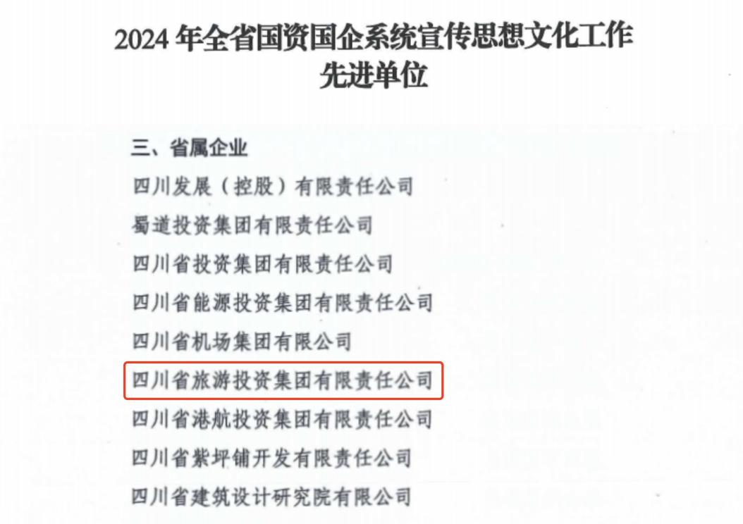 喜报！省尊龙时凯集团获评2024年全省国资国企系统宣传思想文化工作先进单位